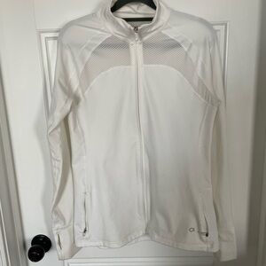 GAP White Ski Jacket Breathable Slim Fit